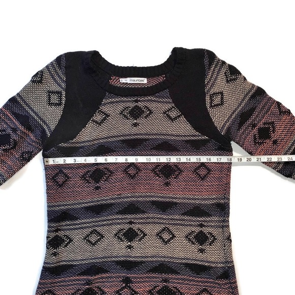 Multicolor Aztec Inspired Pattern Sweater - Picture 2 of 8